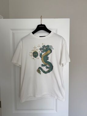 Authentic Louis Vuitton Unisex Monogram Dragon Print T shirt